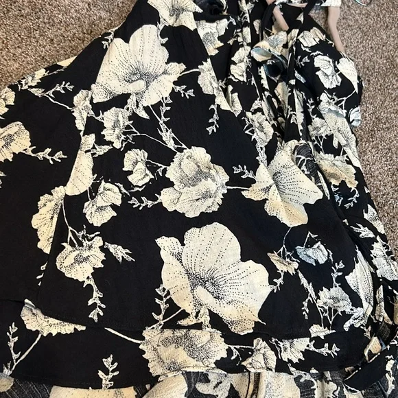 Free People floral boho Wrap Dress - Picture 8 of 9